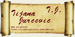 Tijana Jurčević vizit kartica
